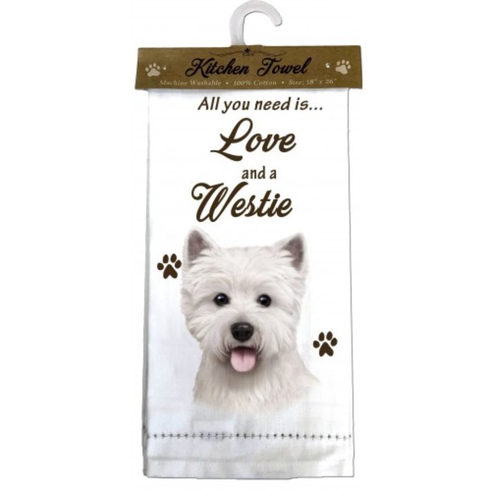 Westie Kitchen Towel
